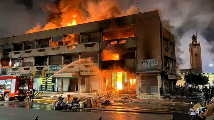 حريق قيسارية «القدس» بتيزنيت.. خسائر جسيمة ومطالب بفتح تحقيق وضمان حقوق المتضررين